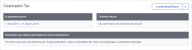 Image showing the Corporation client summary